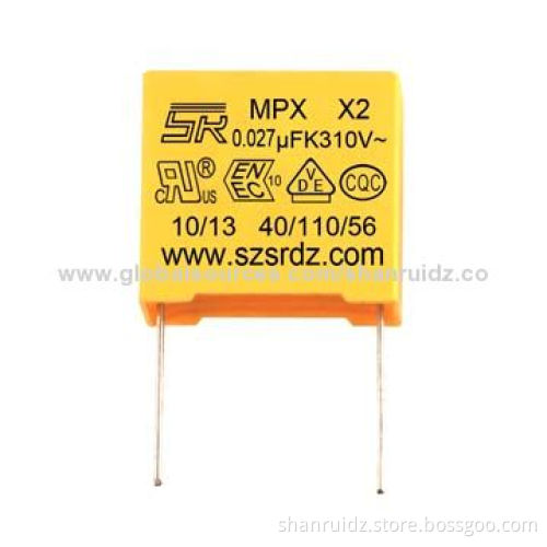 Suppression Capacitor, Class X2 for LED 273K 27NF, 310/275V AC